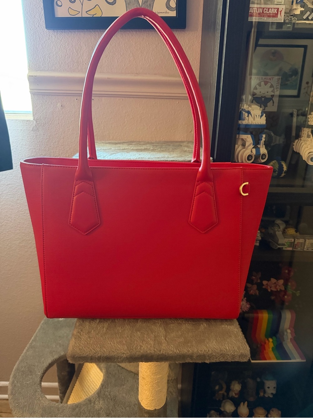 Dagne Dover Classic Tote in Poppy Red – Brand New with Tags (NWT)